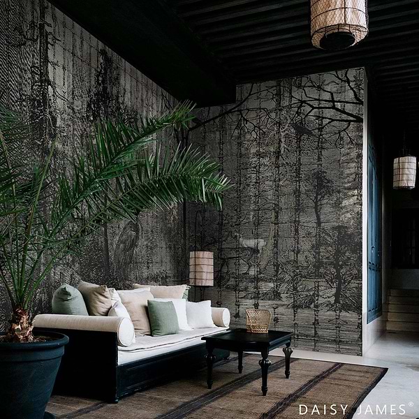 The Concert behang-behang-Daisy James-Selected Wallpapers &amp; Interiors