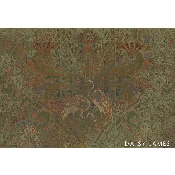 The Crane No1 behang-behang-Daisy James-Selected Wallpapers &amp; Interiors