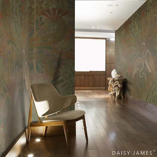 The Crane No1 behang-behang-Daisy James-Selected Wallpapers &amp; Interiors