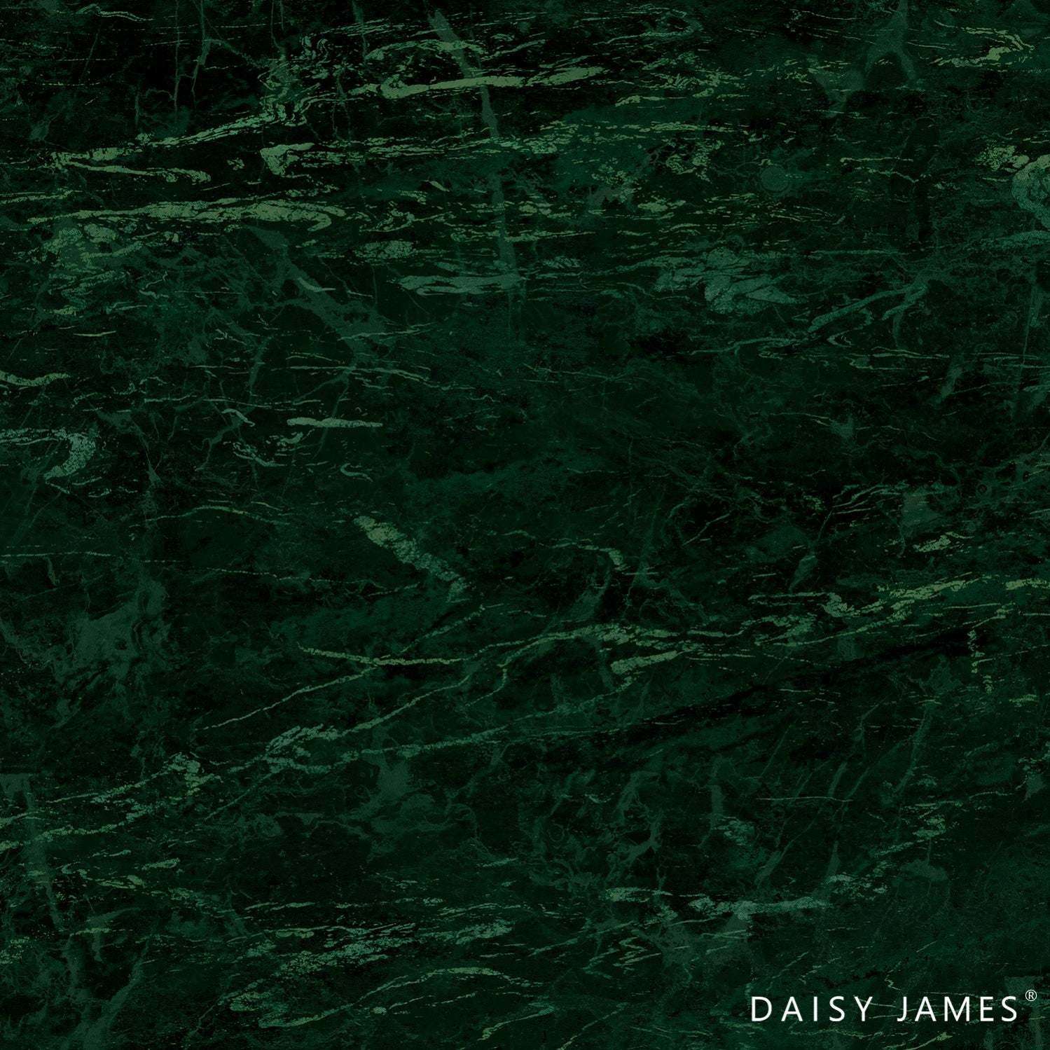 The Dark Greenstone behang-Behang-Daisy James-Vinyl-Green-M2-Selected Wallpapers &amp; Interiors