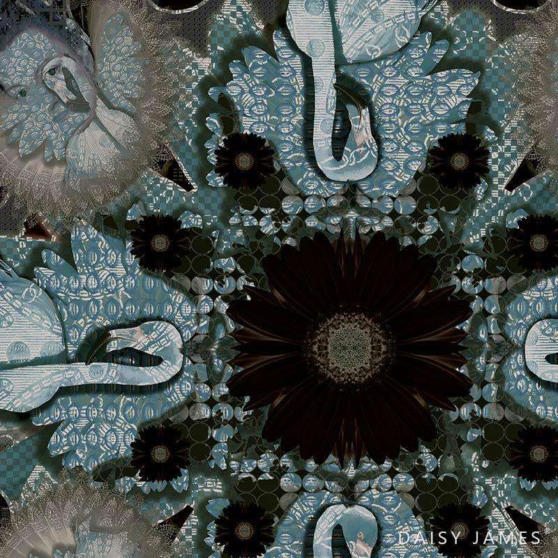 The Flamingo behang-behang-Daisy James-Color-Vinyl-M2-Selected Wallpapers & Interiors