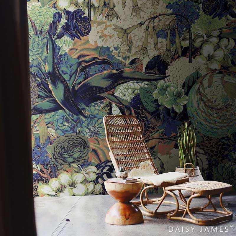 The Flowery behang-behang-Daisy James-Selected Wallpapers &amp; Interiors