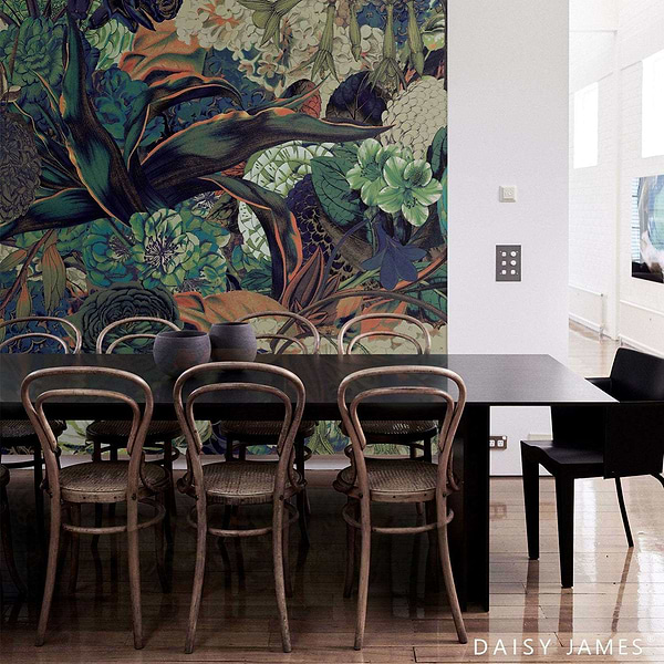 The Flowery behang-behang-Daisy James-Selected Wallpapers &amp; Interiors