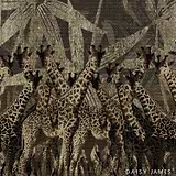 The Giraffes behang-behang-Daisy James-Multicolor-Vinyl-M2-Selected Wallpapers & Interiors