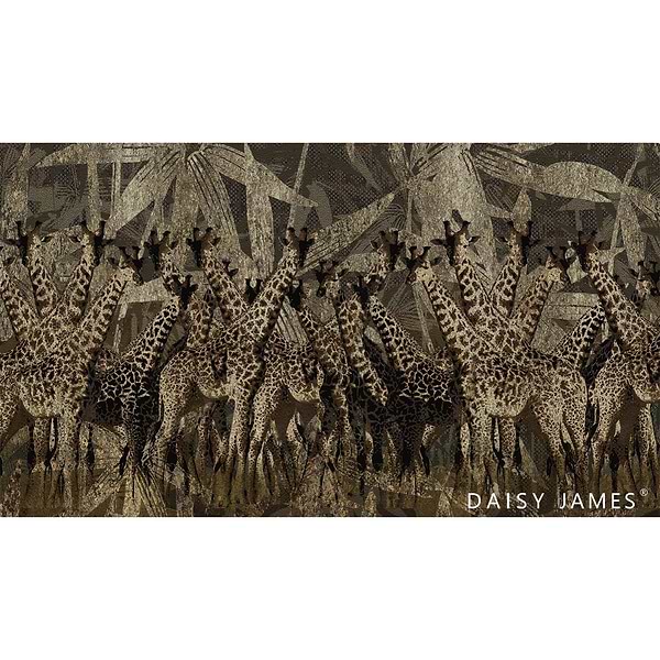 The Giraffes behang-behang-Daisy James-Selected Wallpapers &amp; Interiors