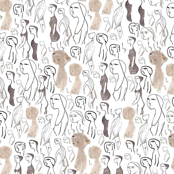 The Glyph behang-behang-Daisy James-Color-Vinyl-M2-Selected Wallpapers & Interiors