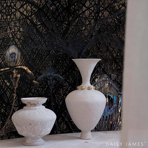 The Gold Leaf behang-behang-Daisy James-Selected Wallpapers &amp; Interiors