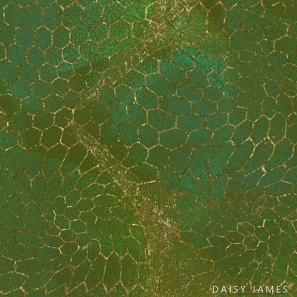 The Green & Gold behang-behang-Daisy James-Original-Vinyl-M2-Selected Wallpapers &amp; Interiors