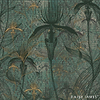 The Green Orchid behang-behang-Daisy James-Green-Vinyl-M2-Selected Wallpapers &amp; Interiors