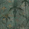 The Green Orchid behang-behang-Daisy James-Green-Vinyl-M2-Selected Wallpapers & Interiors