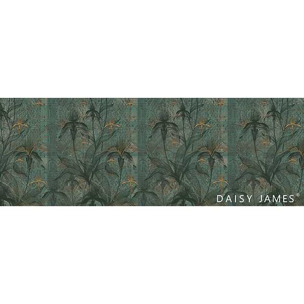 The Green Orchid behang-behang-Daisy James-Selected Wallpapers & Interiors