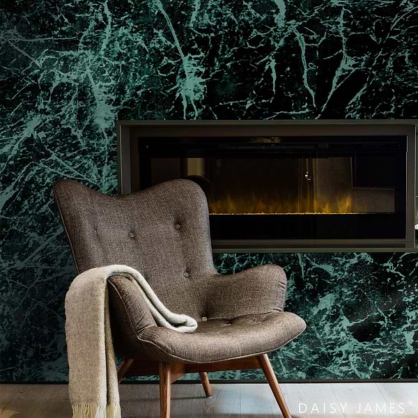 The Greenstone behang-behang-Daisy James-Selected Wallpapers &amp; Interiors