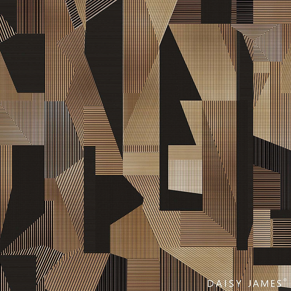 The Groove behang-behang-Daisy James-Multicolor-Vinyl-M2-Selected Wallpapers &amp; Interiors
