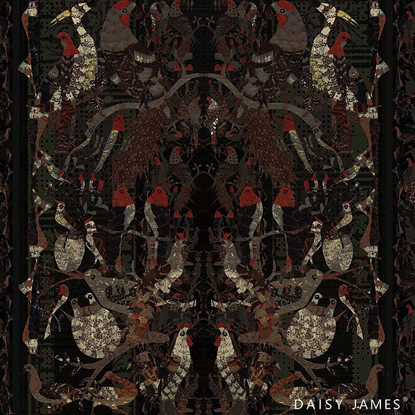 The Herald behang-behang-Daisy James-Multicolor-Vinyl-M2-Selected Wallpapers &amp; Interiors