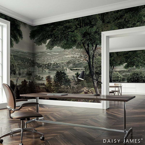 The LA River behang-behang-Daisy James-Selected Wallpapers &amp; Interiors