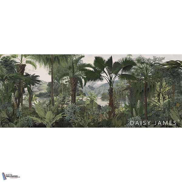 The Lagoon NO1 behang-behang-Daisy James-Selected Wallpapers & Interiors