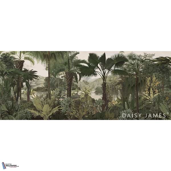 The Lagoon NO2 behang-behang-Daisy James-Selected Wallpapers &amp; Interiors