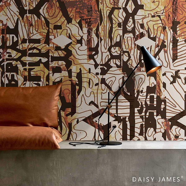 The Lava behang-Behang-Daisy James-Selected Wallpapers &amp; Interiors