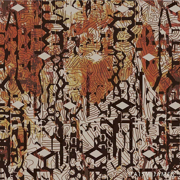 The Lava behang-Behang-Daisy James-Vinyl-Brown-M2-Selected Wallpapers &amp; Interiors