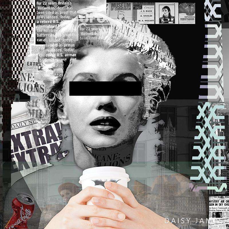 The MM behang-behang-Daisy James-Multicolor-Vinyl-M2-Selected Wallpapers &amp; Interiors