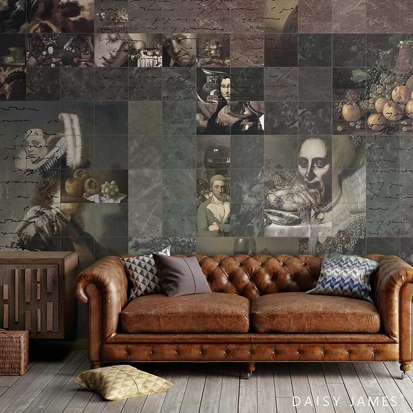 The Marble Food behang-behang-Daisy James-Selected Wallpapers &amp; Interiors