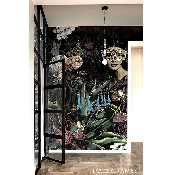 The Mask behang-behang-Daisy James-Selected Wallpapers &amp; Interiors