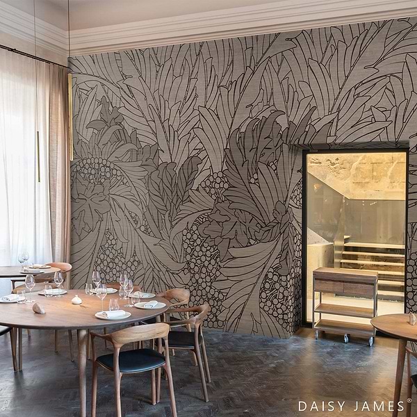 The Mocha-Behang-Tapete-Daisy James-Original-Vinyl-DJ317_V-Selected Wallpapers