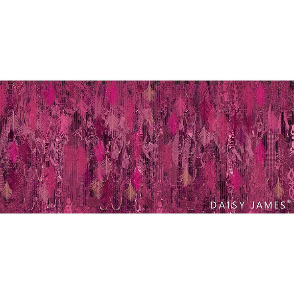 The Panache Aubergine behang-behang-Daisy James-Selected Wallpapers &amp; Interiors