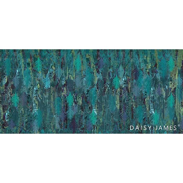 The Panache Blue behang-behang-Daisy James-Selected Wallpapers & Interiors