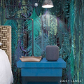The Panache Blue behang-behang-Daisy James-Selected Wallpapers & Interiors