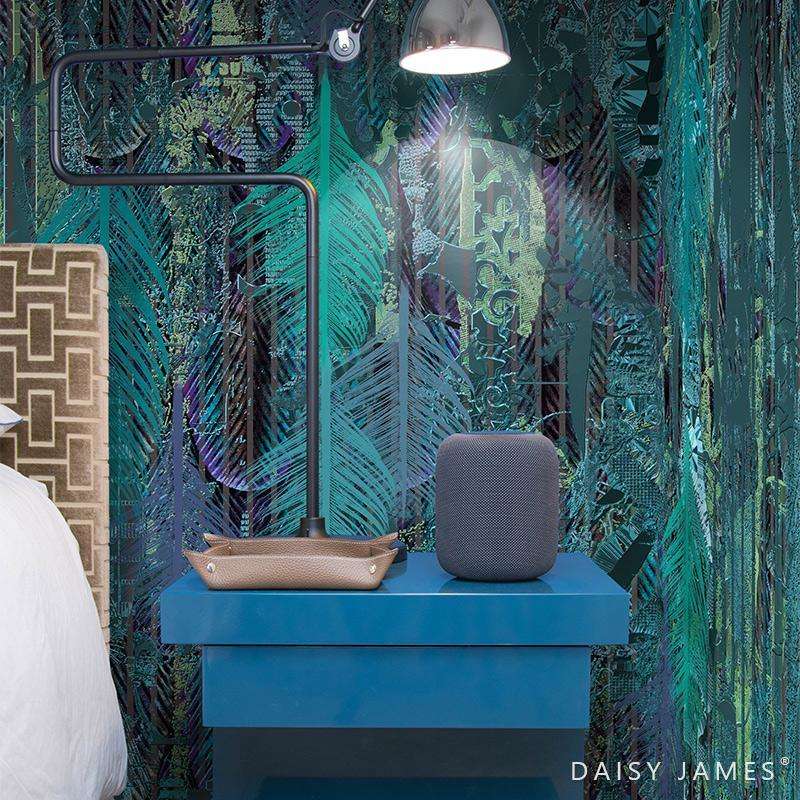 The Panache Blue behang-behang-Daisy James-Selected Wallpapers &amp; Interiors