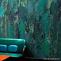 The Panache Turquoise behang-behang-Daisy James-Selected Wallpapers & Interiors