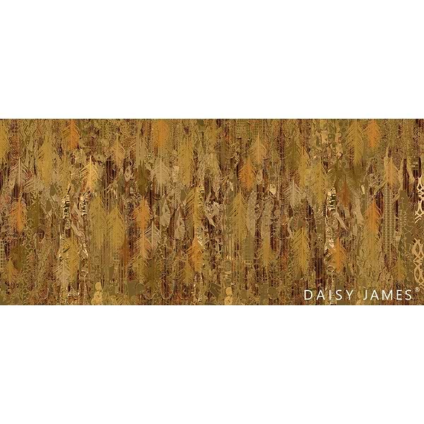 The Panache Yellow behang-behang-Daisy James-Selected Wallpapers &amp; Interiors