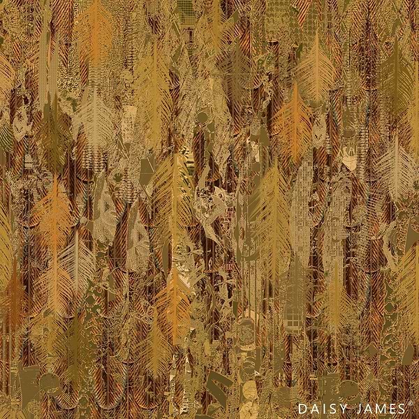 The Panache Yellow behang-behang-Daisy James-Yellow-Vinyl-M2-Selected Wallpapers & Interiors