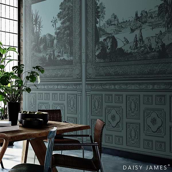 The Panel behang-behang-Daisy James-Selected Wallpapers &amp; Interiors
