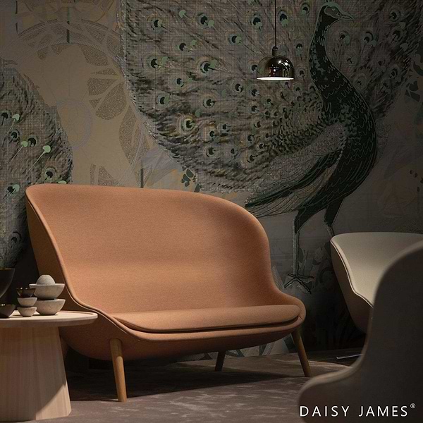 The Pavo behang-behang-Daisy James-Selected Wallpapers & Interiors