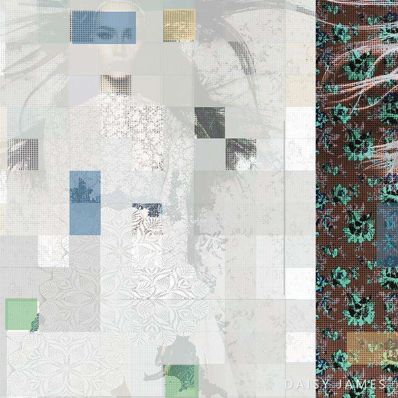 The Pink Rabbit behang-behang-Daisy James-Color-Vinyl-M2-Selected Wallpapers &amp; Interiors