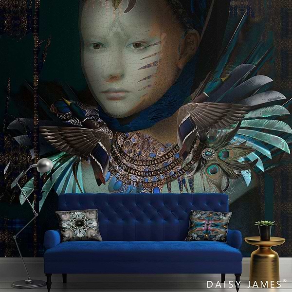 The Princess behang-behang-Daisy James-Selected Wallpapers &amp; Interiors