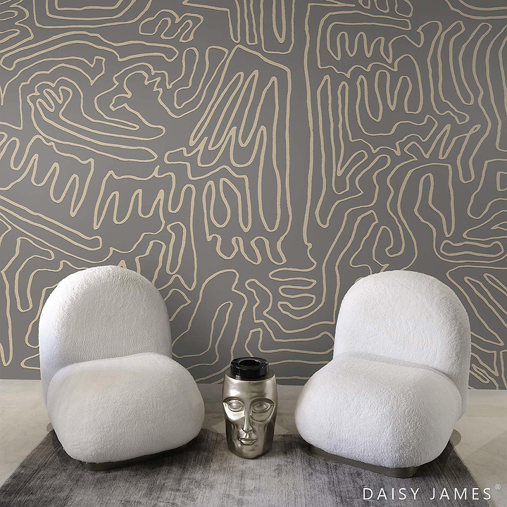 The Roam behang-Behang-Daisy James-Selected Wallpapers &amp; Interiors
