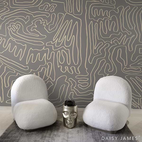 The Roam behang-Behang-Daisy James-Selected Wallpapers & Interiors