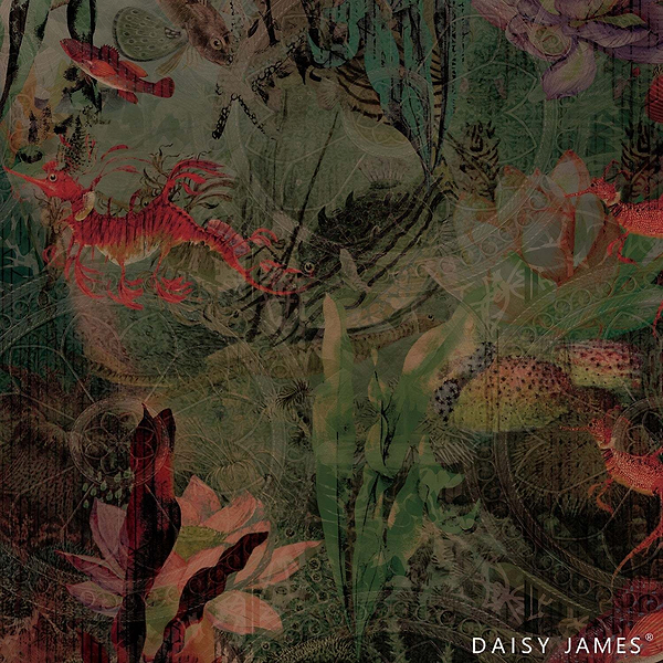 The Salmon behang-behang-Daisy James-Multicolor-Vinyl-M2-Selected Wallpapers &amp; Interiors