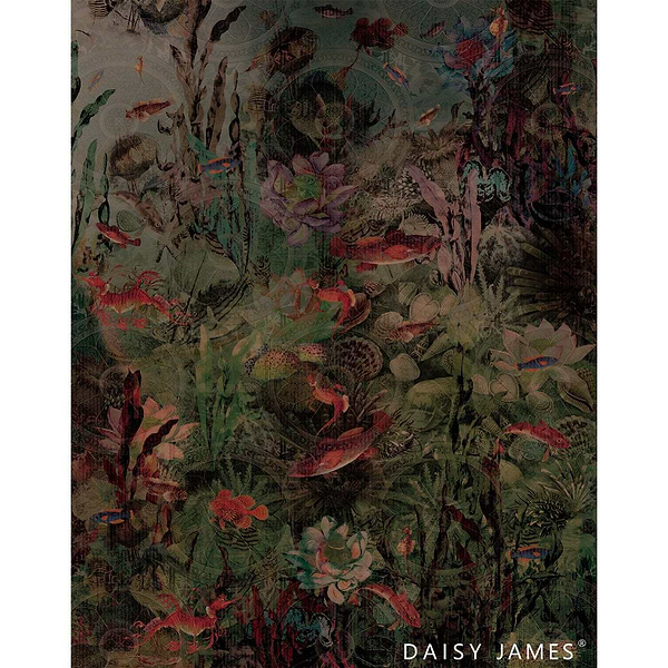 The Salmon behang-behang-Daisy James-Selected Wallpapers &amp; Interiors