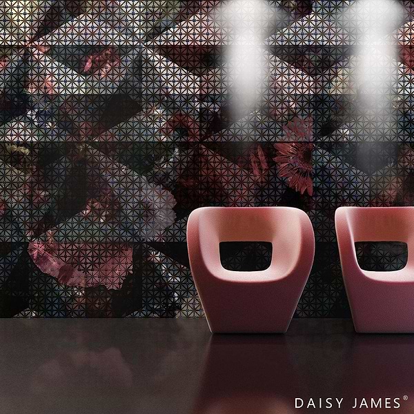 The Scarlett Flower behang-behang-Daisy James-Selected Wallpapers & Interiors
