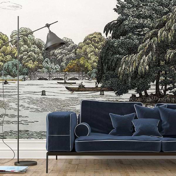 The Serpentine-behang-Tapete-Les Dominotiers-Selected Wallpapers