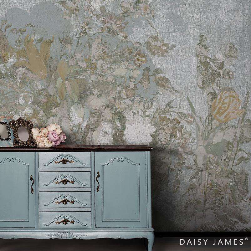 The Singer behang-behang-Daisy James-Selected Wallpapers & Interiors