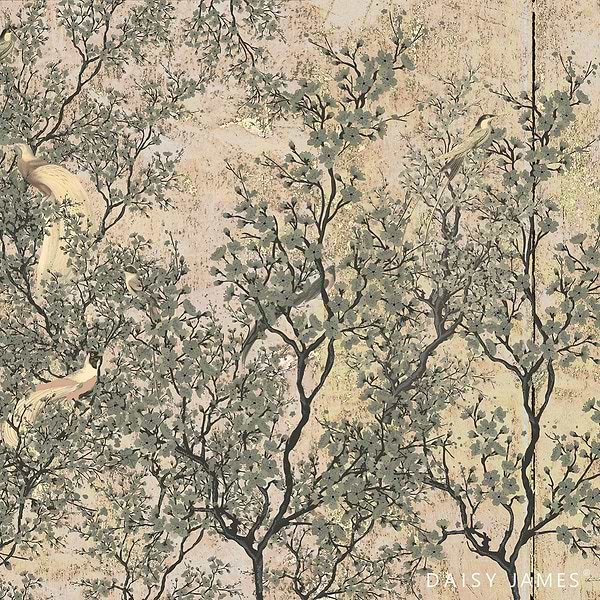 The Song behang-behang-Daisy James-01-Vinyl-M2-Selected Wallpapers &amp; Interiors