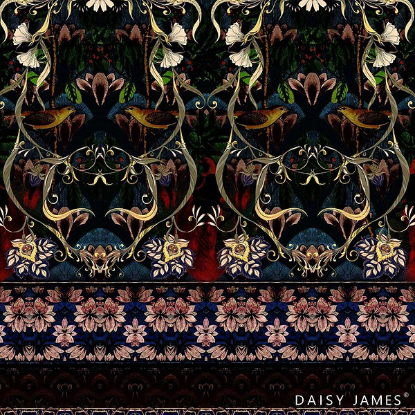 The Stella behang-behang-Daisy James-Selected Wallpapers &amp; Interiors