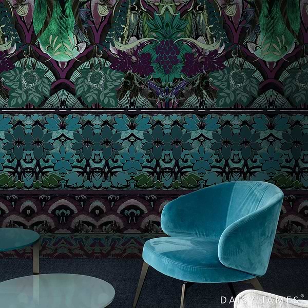 The Stella behang-behang-Daisy James-Selected Wallpapers &amp; Interiors