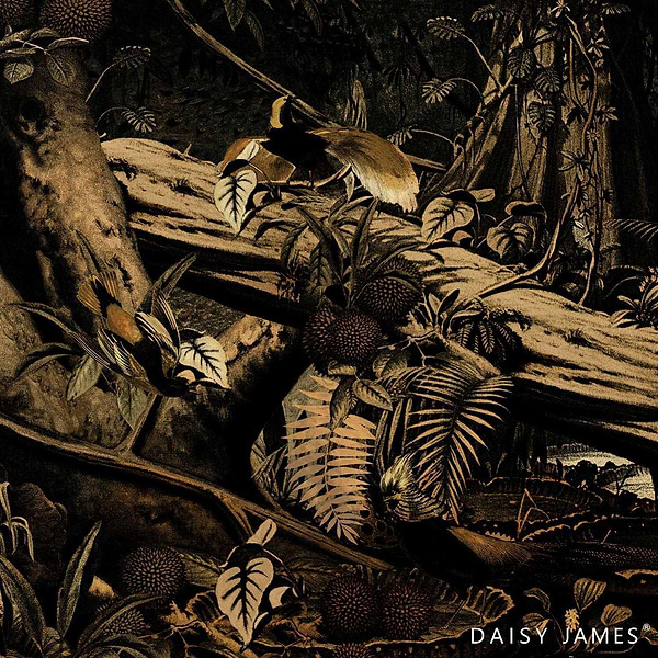 The Stitch behang-Behang-Daisy James-Vinyl-Black-M2-Selected Wallpapers &amp; Interiors