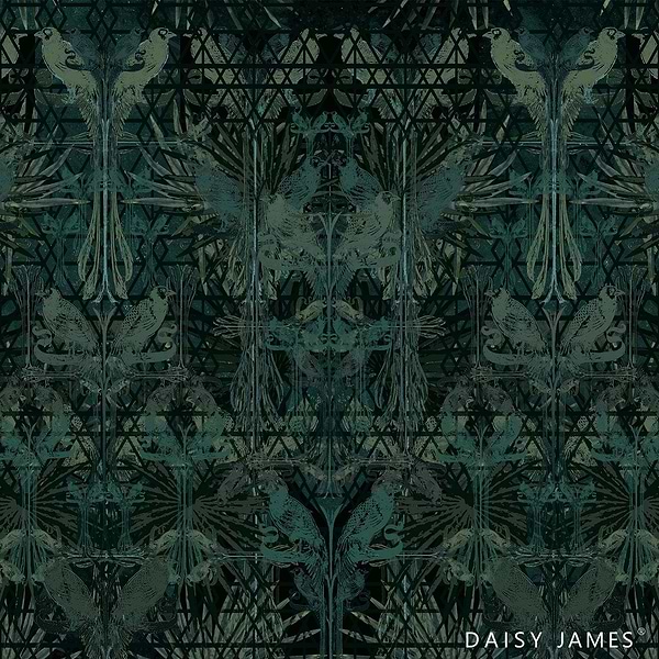The Taman behang-behang-Daisy James-Multicolor-Vinyl-M2-Selected Wallpapers &amp; Interiors